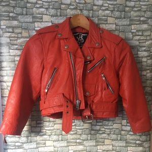Kids Vintage Leather Jacket